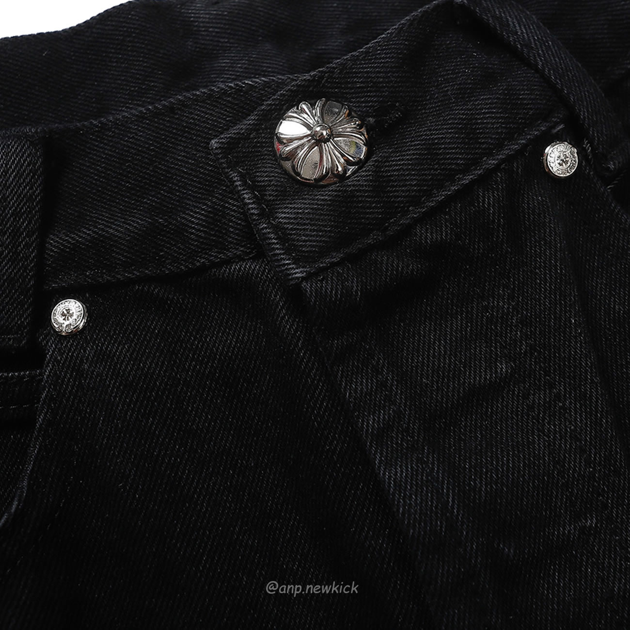 Chrome Hearts Black Cross Jeans (7) - newkick.app